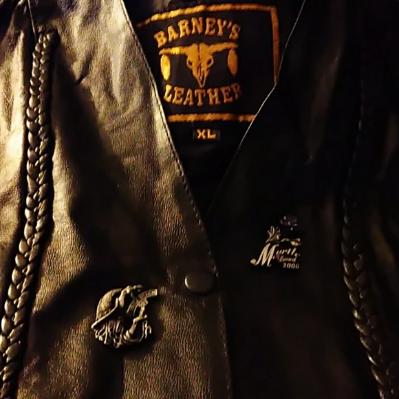 🎆SALE😘 Biker babes leather extra large vest - Picture 3 of 4